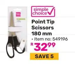 Game Point Tip Scissors 180 mm offer