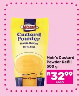 Game Moir's Custard Powder Refill 500 g offer