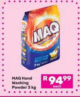 Game MAQ Hand Washing Powder 3 kg offer