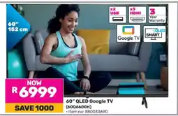 Game 60” QLED Google TV offer