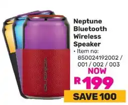Game Neptune Bluetooth Wireless Speaker offer
