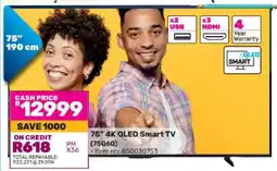 Game 75 4K QLED Smart TV (75Q60) offer