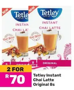 Game Tetley Instant Chai Latte Original 8s offer