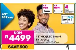 Game 43 4K QLED Smart TV (43Q6Q) offer