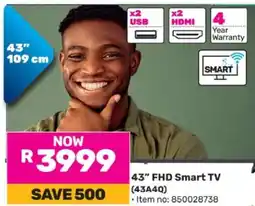 Game 43 FHD Smart TV (43A4Q) offer