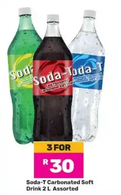 Game Soda-T Carbonated Soft Drink 2 L Assorted offer
