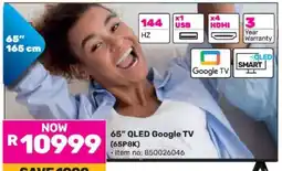 Game 65” QLED Google TV (65P8K) offer