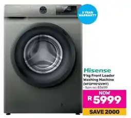 Game Hisense 9 kg Front Loader Washing Machine offer