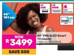 Game 40” FHD QLED Smart TV (40A5Q) offer
