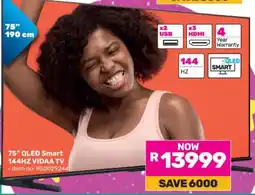 Game 75 QLED Smart 144HZ VIDAA TV offer