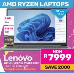 Game Lenovo AMD Ryzen 5 Processor Laptop offer