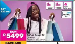 Game 50 4K Smart TV (50A6Q) offer