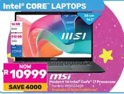 Game MSI Modern 14 Intel Core i7 Processor offer