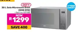 Game DEFY 30 L Solo Microwave Oven (DMO 390) offer