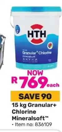 Game 15 kg Granular+ Chlorine Mineralsoft offer