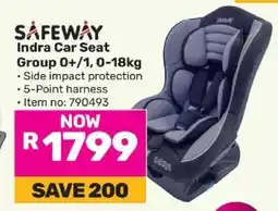 Game Safeway Indra Car Seat offer