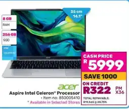 Game Acer Aspire Intel Celeron Processor offer