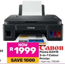 Game Canon Pixma G2410 3 In 1 Colour Printer offer