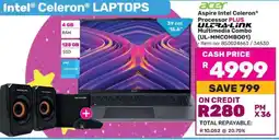 Game Acer Aspire Intel Celeron Laptop offer