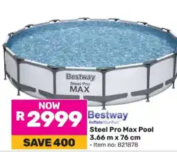 Game Bestway Steel Pro Max Pool offer