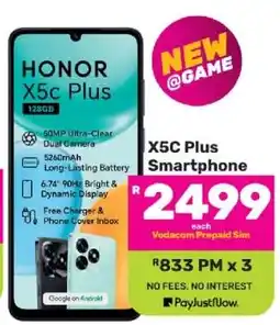 Game X5C Plus Smartphone offer