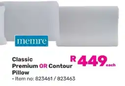 Game Classic Premium OR Contour Pillow offer