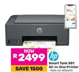 Game Hp Smart Tank 581 All-In-One Printer offer