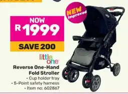 Game Reverse One-Hand Fold Stroller offer