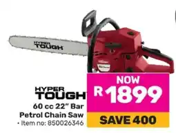 Game HYPER TOUGH 60 cc 22” Bar Petrol Chain Saw offer