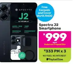 Game Spectra J2 Smartphone offer