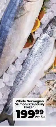 Food Lover's Market Whole Norwegian Salmon (Previously Frozen) offer