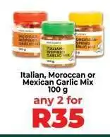 Food Lover's Market Italian, Moroccan or Mexican Garlic Mix offer