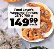 Food Lover's Market Food Lover's Vannamei Prawns 26/30 700 g offer