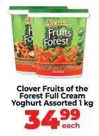 Food Lover's Market Clover Fruits of the Forest Full Cream Yoghurt Assorted 1 kg offer