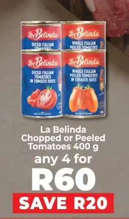 Food Lover's Market La Belinda Chopped or Peeled Tomatoes 400 g offer