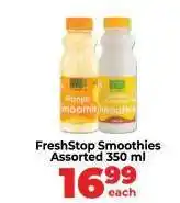 Food Lover's Market FreshStop Smoothies Assorted 350 ml offer