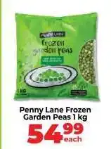 Food Lover's Market Penny Lane Frozen Garden Peas 1 kg offer