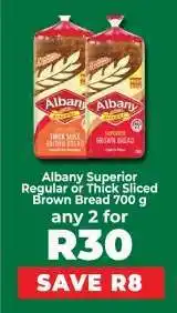 Food Lover's Market Albany Superior Regular or Thick Sliced Brown Bread 700 g offer