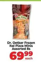 Food Lover's Market Dr. Oetker Frozen Ital Pizza Minis Assorted 8s offer