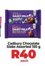 Food Lover's Market Cadbury Chocolate Slabs Assorted 150 g offer