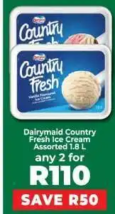 Food Lover's Market Dairymaid Country Fresh Ice Cream offer