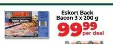 Food Lover's Market Eskort Back Bacon offer