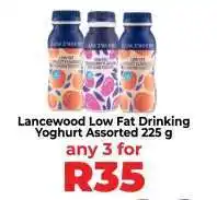 Food Lover's Market Lancewood Low Fat Drinking Yoghurt Assorted 225 g offer