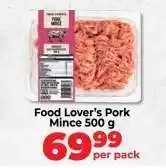 Food Lover's Market Food Lover’s Pork Mince 500 g offer