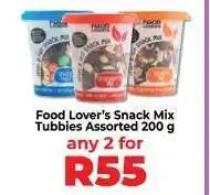Food Lover's Market Food Lover’s Snack Mix Tubbies Assorted 200 g offer