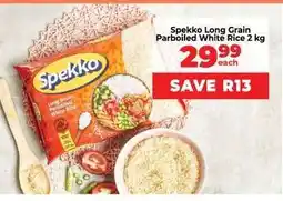 Food Lover's Market Spekko Long Grain Parboiled White Rice 2 kg offer
