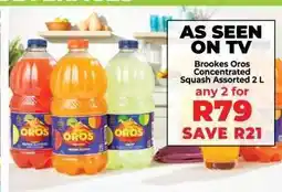 Food Lover's Market Brookes Oros Concentrated Squash Assorted 2 L offer
