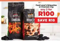 Food Lover's Market Food Lover’s Briquettes or Charcoal 4 kg offer