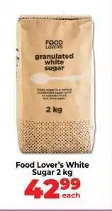 Food Lover's Market Food Lover's White Sugar 2 kg offer