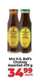 Food Lover's Market Mrs H.S. Ball’s Chutney Assorted 470 g offer